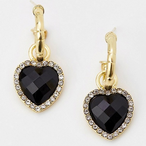 

PABUR Серьги BLACK HEART, Серьги BLACK HEART