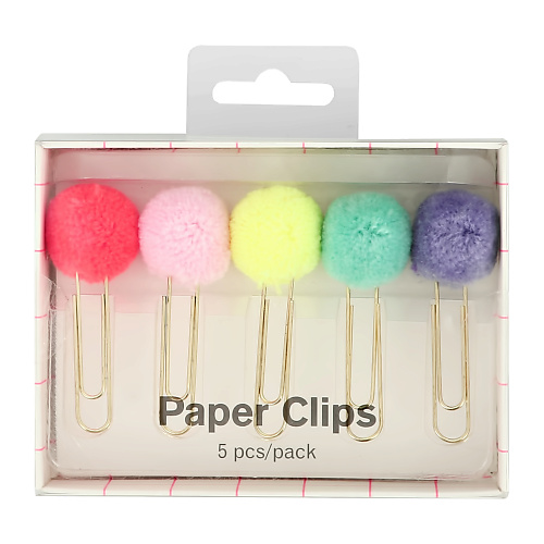 

FUN Набор скрепок LAMA COLLECTION Neon pom pom, Набор скрепок LAMA COLLECTION Neon pom pom
