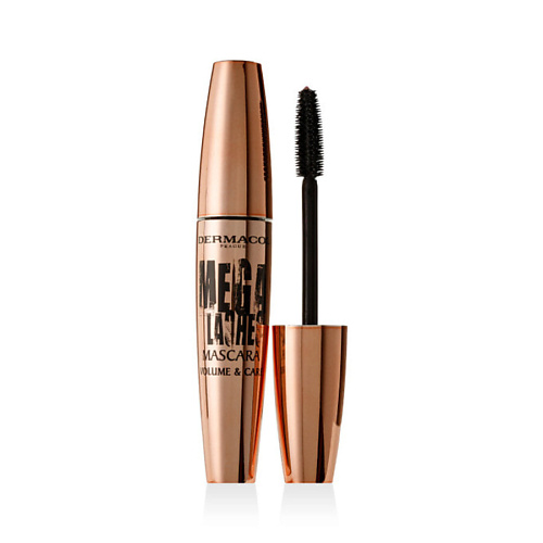 DERMACOL Ухаживающая объемная тушь Mega Lashes Volume & Care