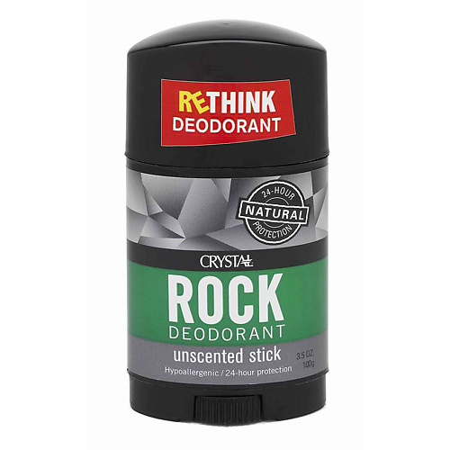 

CRYSTAL Дезодорант Rock Deodorant Unscented Stick 100, Дезодорант Rock Deodorant Unscented Stick