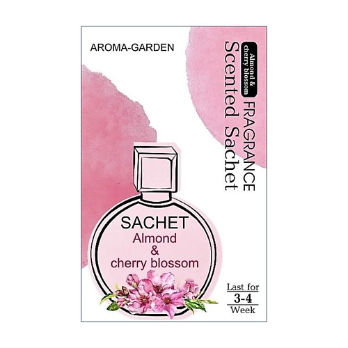 AROMA-GARDEN Ароматизатор-САШЕ Домашний аромат Миндаль и сакура