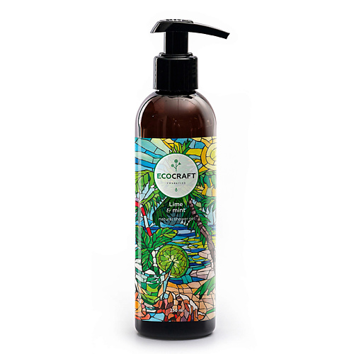 

ECOCRAFT Гель для душа Лайм и мята Lime & Mint Natural Shower Gel 250, Гель для душа Лайм и мята Lime & Mint Natural Shower Gel