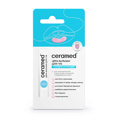

CERAMED Цера-бальзам для губ ультраувлажняющий Cera Balm, Цера-бальзам для губ ультраувлажняющий Cera Balm
