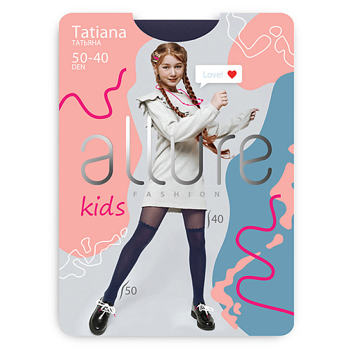 

ALLURE Колготки детские Fashion 40/50 ден синий, Колготки детские Fashion 40/50 ден синий