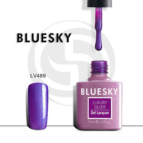 

BLUESKY Гель-лак Luxury Silver LV574, Гель-лак Luxury Silver LV574