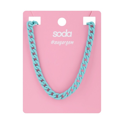 

SODA Ожерелье BLUE CHAIN #sugargem, Ожерелье BLUE CHAIN #sugargem