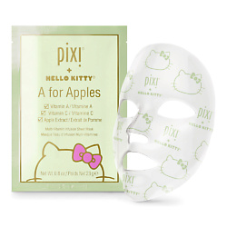 Увлажняющая и разглаживающая тканевая маска&nbsp; Hello Kitty A is for Apple