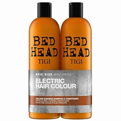 Шампунь и кондиционер для окрашенных волос Bed Head Colour Goddess Oil Infused