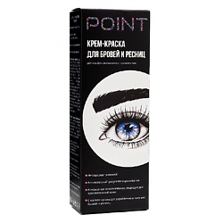 Крем-краска для бровей и ресниц, Тёмно-коричневый