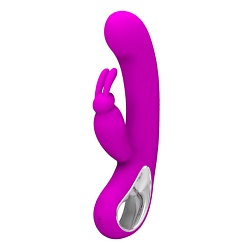 Вибромассажер G-Spot с клиторальным стимулятором WEBB