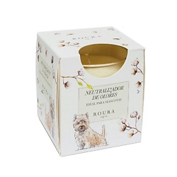 Свеча-нейтрализатор в стакане Цветки хлопка (для собак)