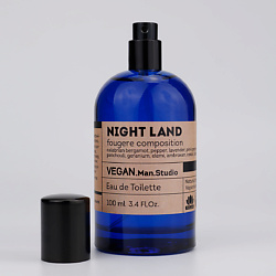 Туалетная вода мужская Night Land древесный амбровый с нотами ванили