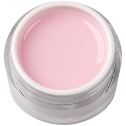 Молочный однофазный гель Milky Pink для моделирования и дизайна ногтей