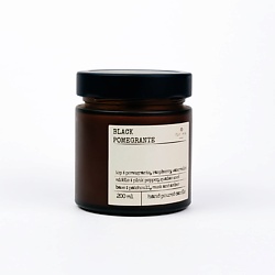 Ароматическая свеча с деревянным фитилем Black pomegrante