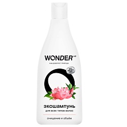 Эко шампунь для всех типов волос очищение и объём