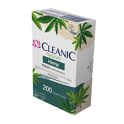 Naturals Hemp Ватные палочки гигиенические в прямоугольной коробке