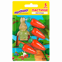 Набор ластиков фигурных Зайчик и урожай