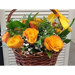 VORNIKOV BOUQUETS Корзиночка с цветами Ясное утро