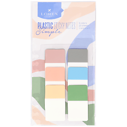 Закладки клейкие пастельные