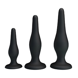 Mini Anal Kit Набор силиконовых анальных пробок для начинающих