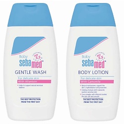 Детский набор Baby Extra Gentle: Гель для купания + Лосьон для тела