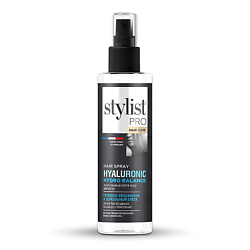 Гиалуроновый спрей-уход для волос двухфазный глубокое увлажнение & зеркальный блеск