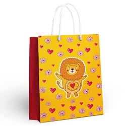 Пакет подарочный Львенок