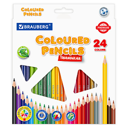 Карандаши цветные PREMIUM 24 цвета
