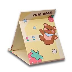 Зеркало настольное "Cute bear" yellow