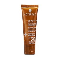 Крем - гель для лица солнцезащитный SPF 50 антивозрастной iSolari