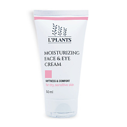 Крем для лица и век увлажняющий с гиалуроновой кислотой и янтарём