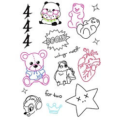 Tattoo Временные переводные татуировки от Евы Миллер и XO Team