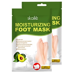 Маска носки для ног, масло ши, увлажнение