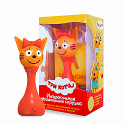Интерактивная музыкальная игрушка Три кота. Карамелька. Белый шум, ночник, песенки