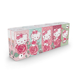 Платочки носовые бумажные "Hello Kitty" 4 слоя