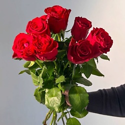 Букет из 7 розовых роз (Кения)