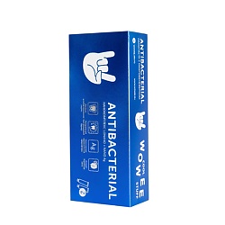 Зубная паста укрепляющее отбеливание, без фтора ANTIBACTERIAL