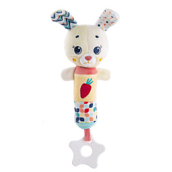 Игрушка-пищалка Зайка Лаки