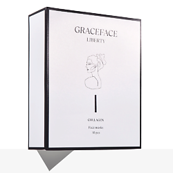 Набор увлажняющих тканевых масок для лица с коллагеном и гиалуроновой кислотой