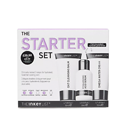 The Starter Set набор: Очищающий бальзам, сыворотка, водный крем