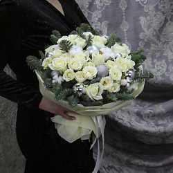 Зимний букет «Белый снег»