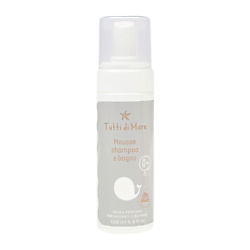 Детская пенка для купания и шампунь с рождения без отдушки