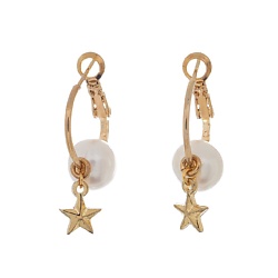 Серьги, Splendore, с жемчугом и звездой