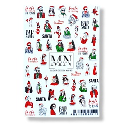 Слайдер дизайн для ногтей снегурочка девушки