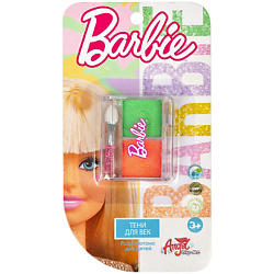 Детская декоративная косметика для девочек Barbie Тени для век, тон теплый
