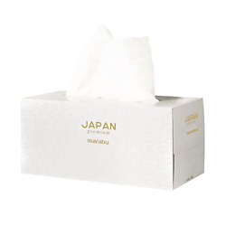 Салфетки бумажные, белые с цветами