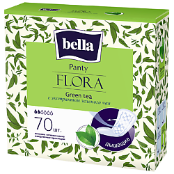 Прокладки ежедневные Panty FLORA Green tea