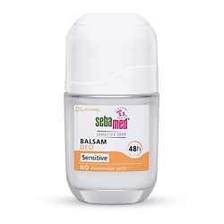 Шариковый дезодорант Roll-on Balsam Sensitive без спирта и солей аллюминия