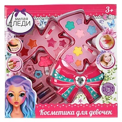 Косметика для девочек тени для век, блеск, помада, лак, аксесуары
