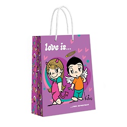 Пакет подарочный Love is